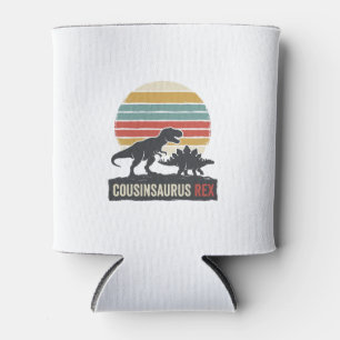 Rafraîchisseur Pour Canette Cousinsaurus Rex Drôle Dinosaure Vintage Chemise D