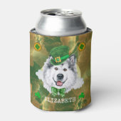 Rafraîchisseur Pour Canette Coutume Alaskan Malamute Gold St. Patricks (Can devant)