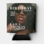 Rafraîchisseur Pour Canette Couverture du magazine de fête d'anniversaire pers (Devant)