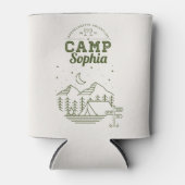 Rafraîchisseur Pour Canette Couvre-coolers de fête de bachelorette de camp (Devant)