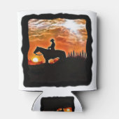 Rafraîchisseur Pour Canette cowboy au soleil (Dos)