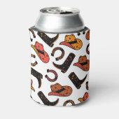 Rafraîchisseur Pour Canette Cowboy Ranch : Wild West Seamless. (Can Dos)