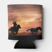 Rafraîchisseur Pour Canette Cowboy Roping Wild Horse Western (Dos)