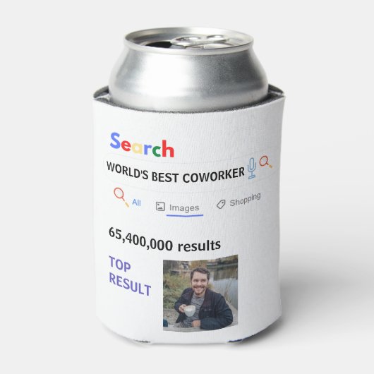 Rafraîchisseur Pour Canette Coworker PHOTO Cadeaux Boss Infirmière Enseignant  (Can devant)