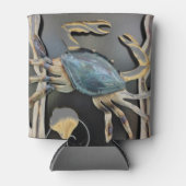Rafraîchisseur Pour Canette Crabe bleu Art Abstrait (Devant)