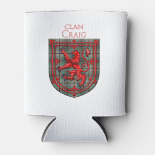 Rafraîchisseur Pour Canette Craig Tartan Scottish Plaid Lion Rampant