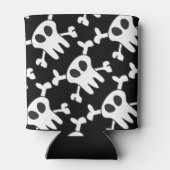 Rafraîchisseur Pour Canette Crâne noir et blanc (Dos)