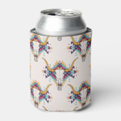 Rafraîchisseur Pour Canette Crâne taureau de la tribu : Boho Seamless (Can devant)