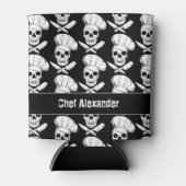 Rafraîchisseur Pour Canette Crânes chef avec couteaux croisés Cuisiner (Devant)