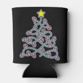 Rafraîchisseur Pour Canette Crânes gothiques Arbre de Noël Cosy (Dos)