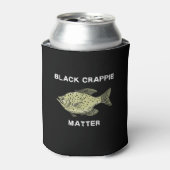 Rafraîchisseur Pour Canette Crappie noire matière Crappie pêche (Can devant)