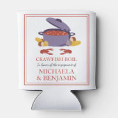 Rafraîchisseur Pour Canette Crawfish Boil Couples de douche (Dos)