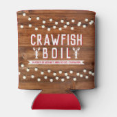 Rafraîchisseur Pour Canette Crawfish Récipiendaire de l'ébullition fête d'anni (Dos)