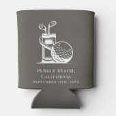 Rafraîchisseur Pour Canette Crayon personnalisé | Bachelor Golf Week-end (Dos)