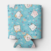 Rafraîchisseur Pour Canette Crazy Chat Lady Cute Kitty Chats Motif Whimsical (Dos)