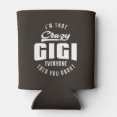 Rafraîchisseur Pour Canette Crazy Gigi (Dos)