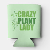 Rafraîchisseur Pour Canette Crazy Plante Lady Cute Green Botaniste (Dos)