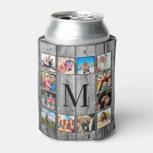 Rafraîchisseur Pour Canette Create Your Custom Photo Collage Rustic Farmhouse
