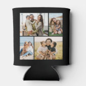 Rafraîchisseur Pour Canette Create Your Own Custom 4 Photo Collage (Dos)