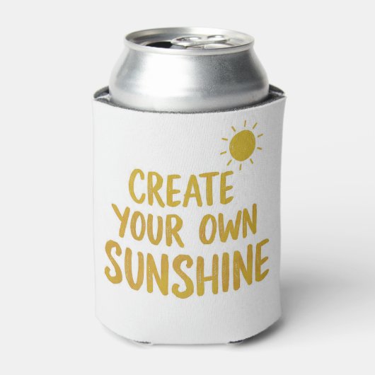 Rafraîchisseur Pour Canette Create your own sunshine quote on (Can devant)
