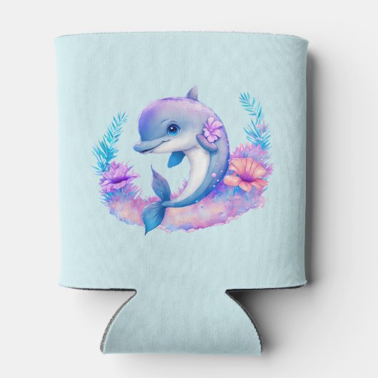 Rafraîchisseur Pour Canette Créature Mer Dauphin Cute (Dos)