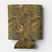 Rafraîchisseur Pour Canette Créatures des bois et Motif Feuille (Dos)