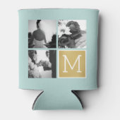 Rafraîchisseur Pour Canette Créez votre propre collection photo Mariage Monogr (Devant)