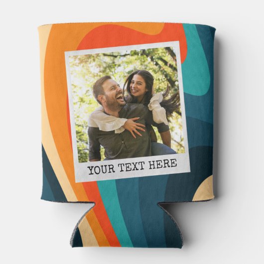 Rafraîchisseur Pour Canette Créez votre propre photo rétro peut refroidir (Dos)