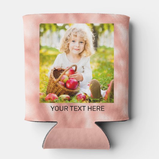 Rafraîchisseur Pour Canette Créez votre propre photo Rose Gold 2 (Dos)