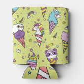 Rafraîchisseur Pour Canette Crème glacée Pop Cute : Motif animal (Dos)