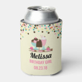 Rafraîchisseur Pour Canette Crème glacée Sundae Summery Traitements Anniversai (Can devant)