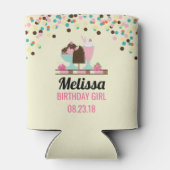 Rafraîchisseur Pour Canette Crème glacée Sundae Summery Traitements Anniversai (Dos)