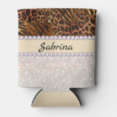 Rafraîchisseur Pour Canette cristaux de parties scintillant en diamant rose pe (Devant)