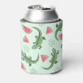 Rafraîchisseur Pour Canette Crocodile Watermelon, Motif Vintage Abstrait. (Can Dos)