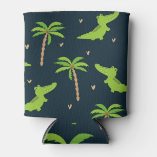 Rafraîchisseur Pour Canette Crocodiles de dessin : Alligator Palms Motif.