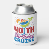 Rafraîchisseur Pour Canette Croisière du 40e anniversaire (Can devant)