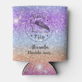 Rafraîchisseur Pour Canette Croisière Parties scintillant personnalisée (Devant)