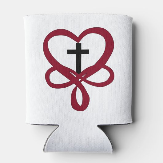 Rafraîchisseur Pour Canette Croix chrétienne de l'infini (Dos)