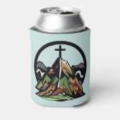 Rafraîchisseur Pour Canette Croix chrétienne vieille rude (Can Dos)