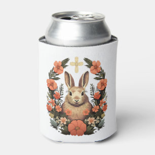 Rafraîchisseur Pour Canette Croix de Pâques Lapin de Pâques Rabin
