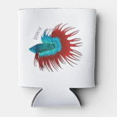 Rafraîchisseur Pour Canette Crowntail betta fish dessin animé (Devant)