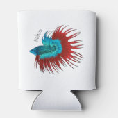 Rafraîchisseur Pour Canette Crowntail betta fish dessin animé (Dos)