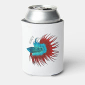 Rafraîchisseur Pour Canette Crowntail betta fish dessin animé (Can Dos)