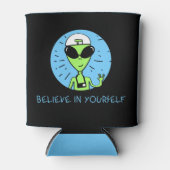 Rafraîchisseur Pour Canette Croyez En Vous-Même Alien Peut Se Rafraîchir (Devant)