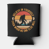 Rafraîchisseur Pour Canette Croyez En Vous-Même Bigfoot Noir (Devant)