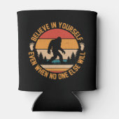 Rafraîchisseur Pour Canette Croyez En Vous-Même Bigfoot Noir (Dos)