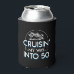 Rafraîchisseur Pour Canette Cruisin Way Into 50th Birthday<br><div class="desc">Funny gift for 50th Birthday Cruising,  design of quota 'Cruisin Way Into 50th Birthday Cruising' is available printed on shirt,  hoodie,  sweatshirt,  mug and more accessoires with no minimum order required. C'est donc easily to customize for yourself by clicking 'Customize' button</div>