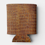 Rafraîchisseur Pour Canette Cuir Brown : Arrière - plan texturé. (Dos)