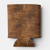 Rafraîchisseur Pour Canette Cuir Brown foncé riche (Dos)