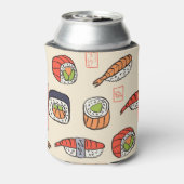 Rafraîchisseur Pour Canette Cuisine sushi, design motif sans soudure. (Can Dos)